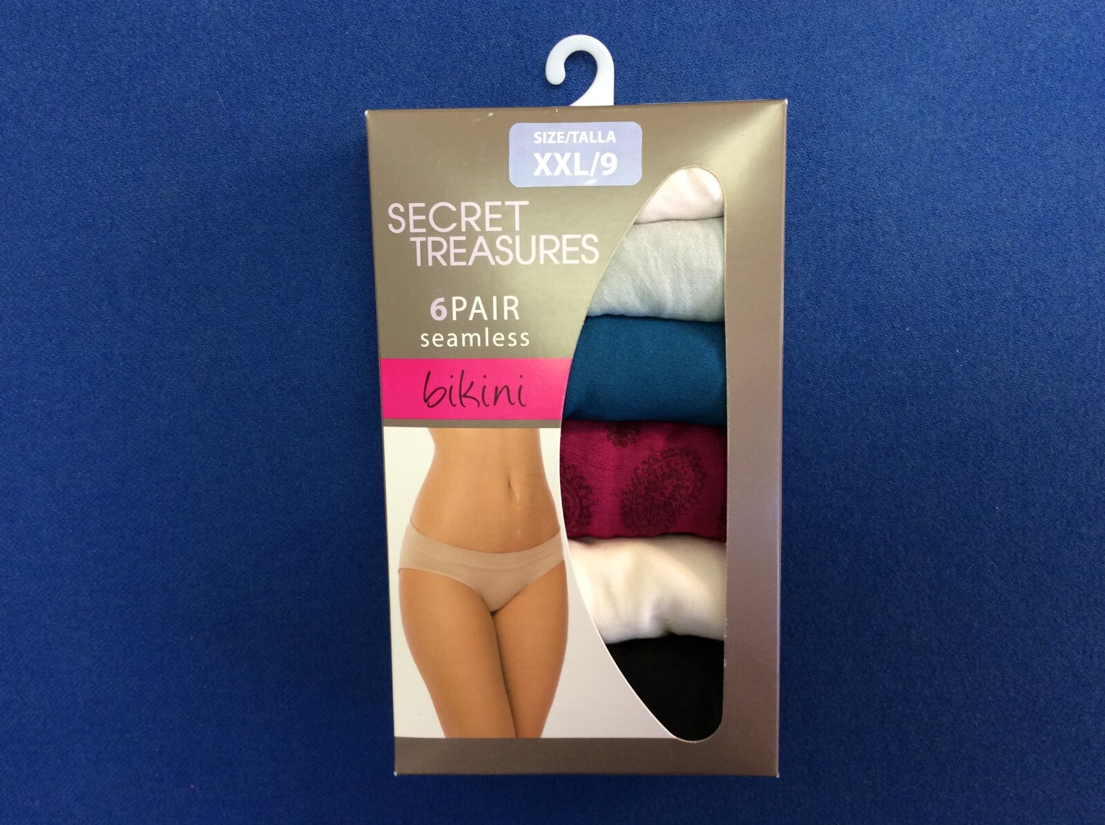 Women's underwear: Secret Treasures, available in bikini, brief, or hipster 6 pk