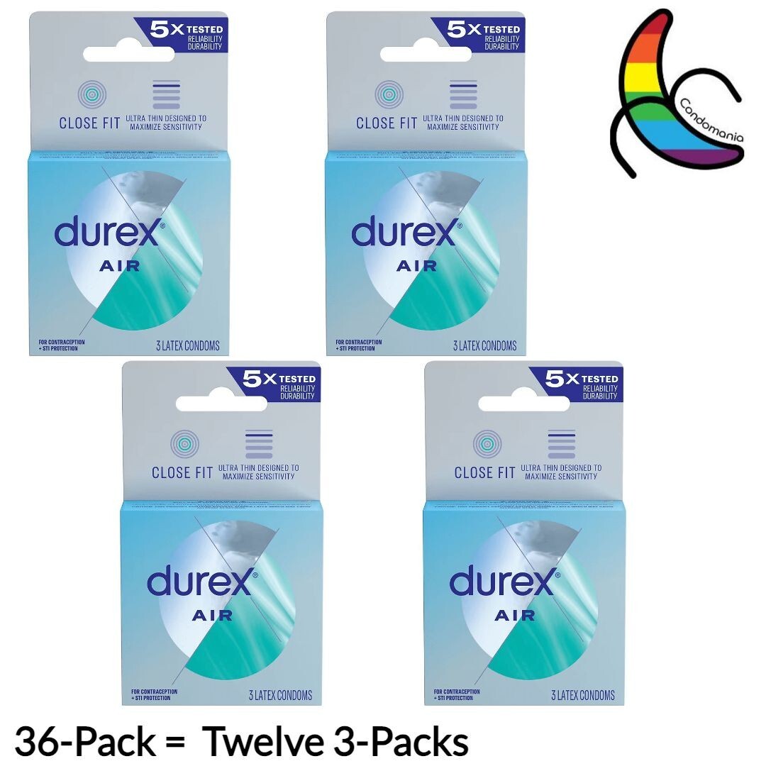 Durex Air "Close Fit" Small Size Condoms (36-Pack) - EXPIRES 4/26