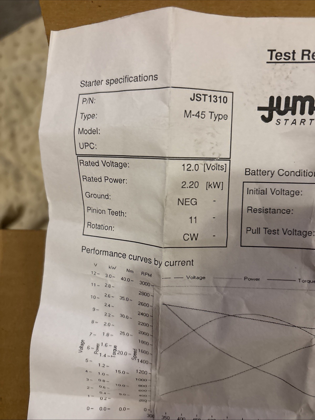 Starter P/N JST1310 M-45 David Brown Diesel Tractor Brand JUMPS New In Box