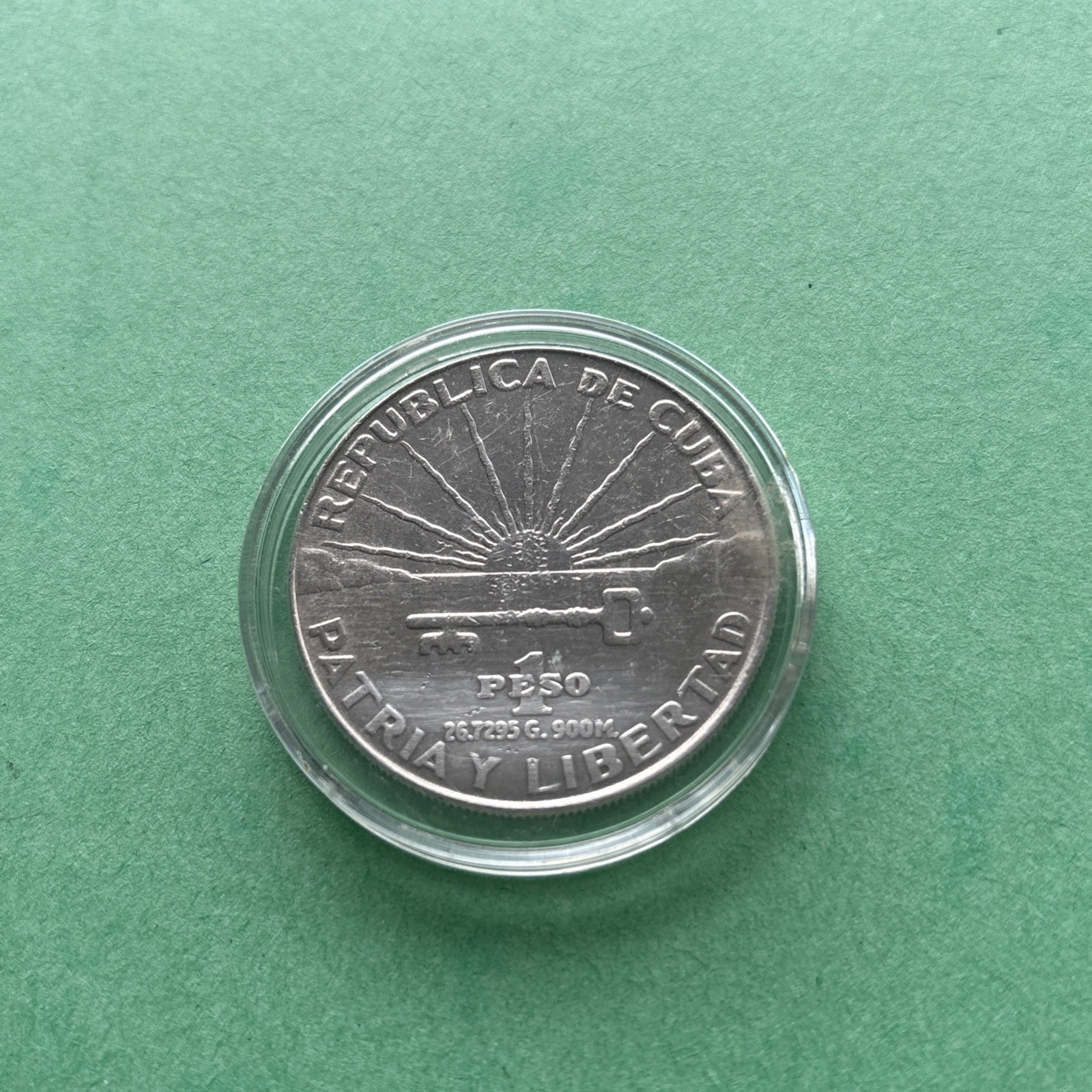 L@@K CENTRAL AMÉRICA COIN PESO SILVER CROWN 1953 HIGH CONDITION