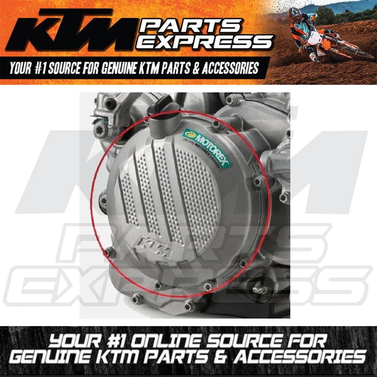 NEW OEM KTM OUTER CLUTCH COVER 250 300 350 450 SX XC SXF XCF FACTORY EDITION