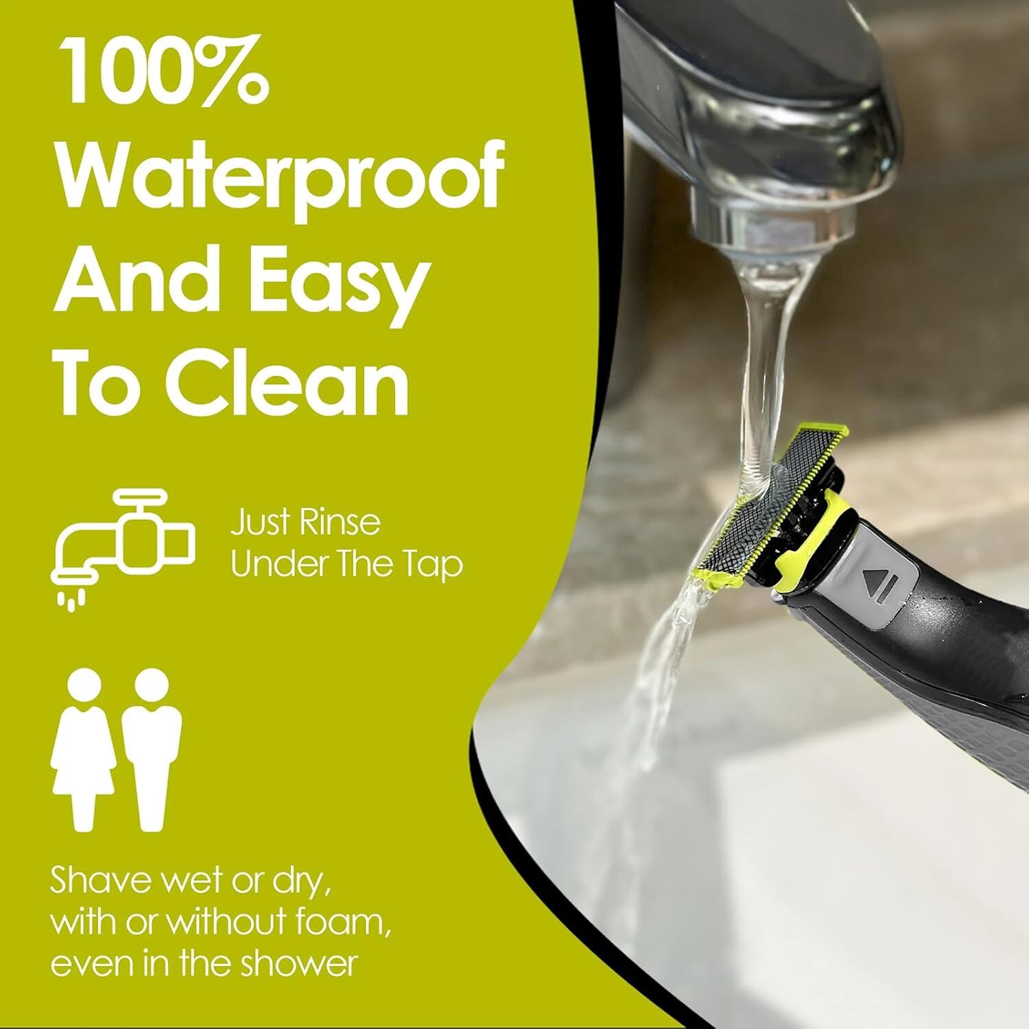 4X Blades Norelco QP210/80 OneBlade Replacement Head for QP2520 /QP6510 /QP6520