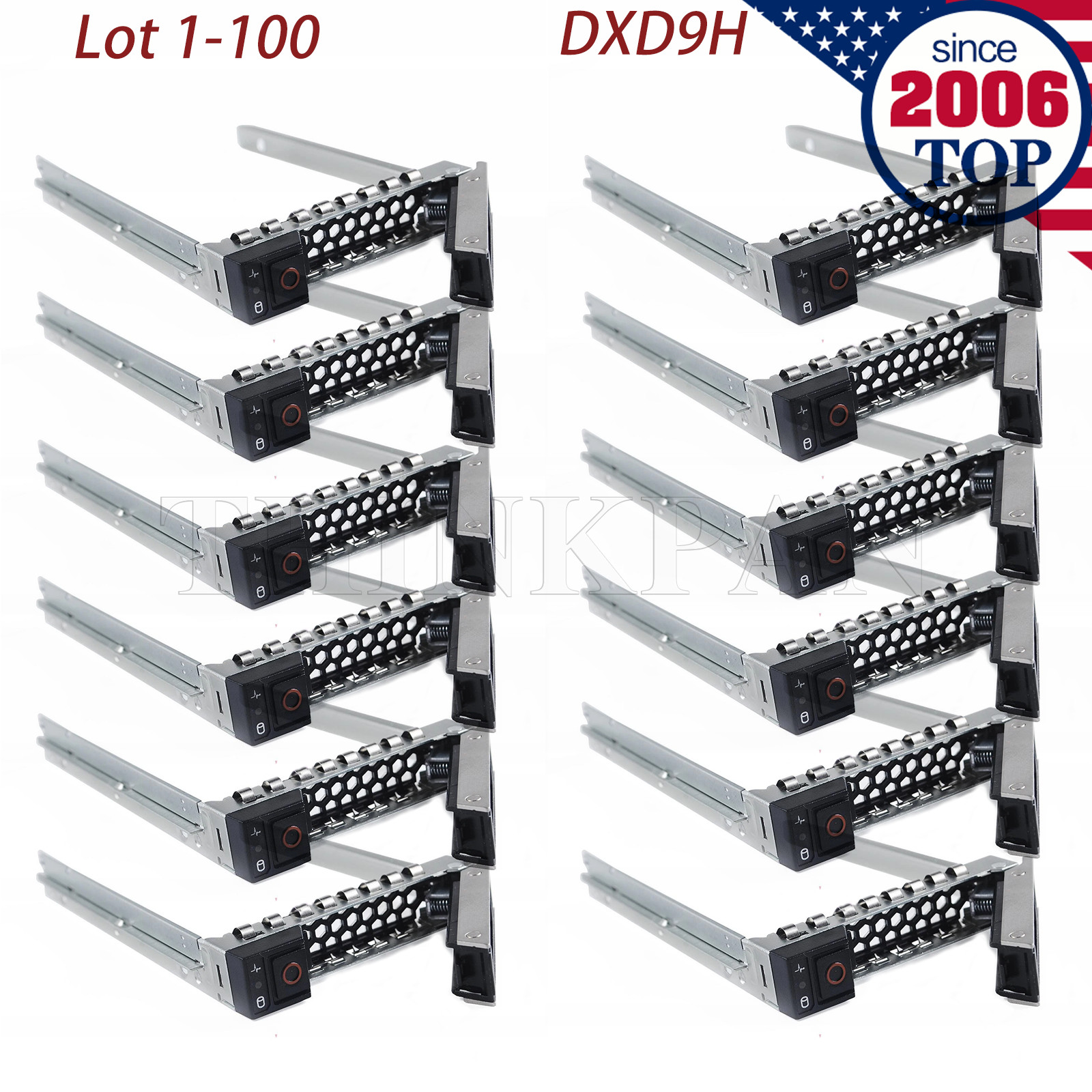 Lot 2.5" Drive Tray Caddy for Dell Poweredge R640 R740 R440 R450 R650 R750 R660