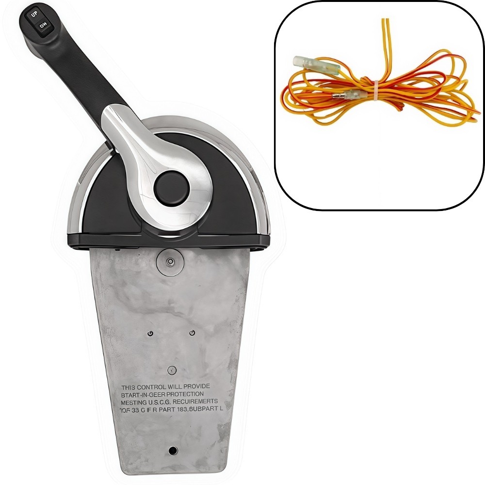 Outboard Remote Control Box 8M0059686 Console Mount Top Single Lever For Mercury