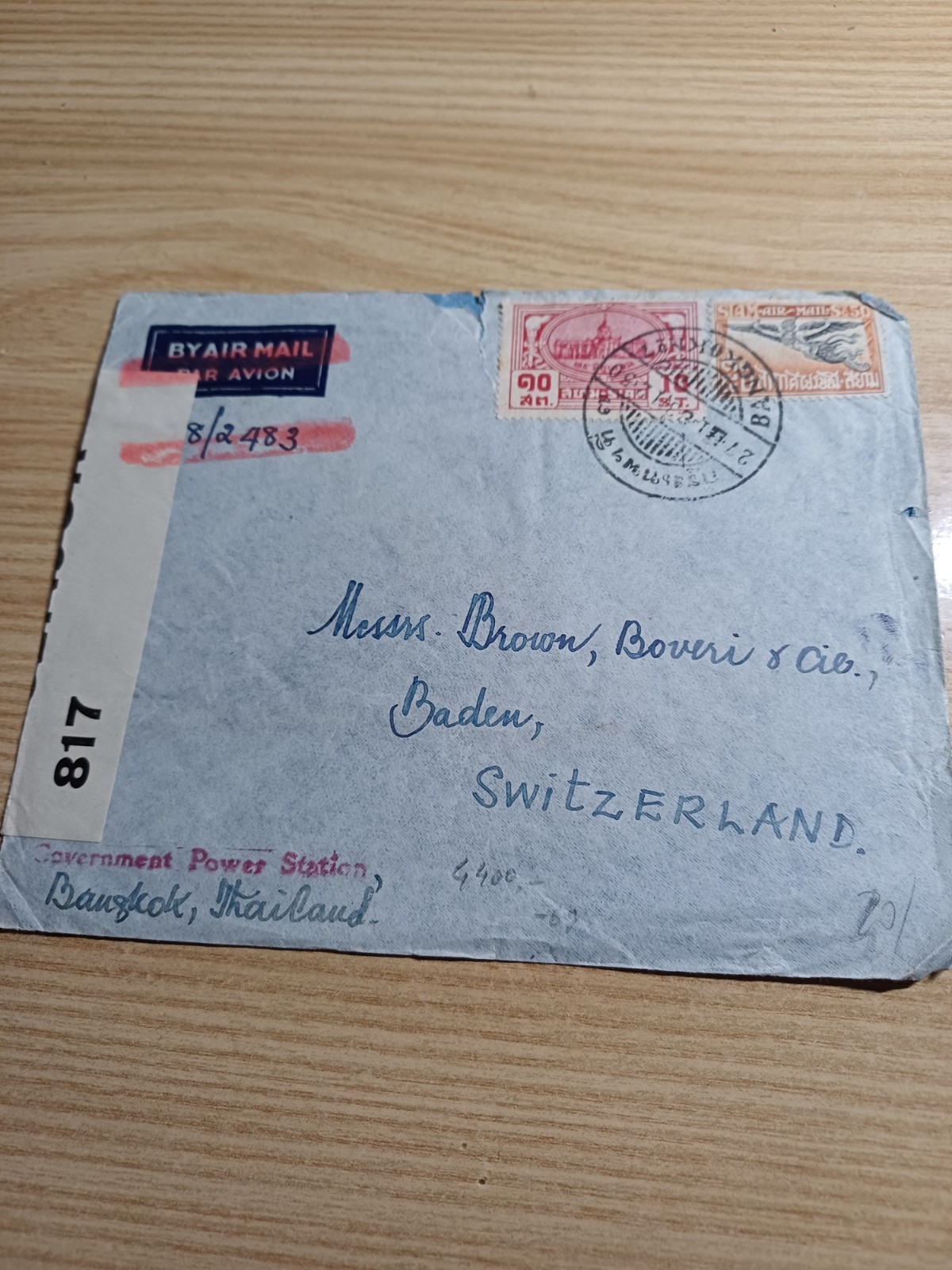 Thailand 18 Many Travel Envelopes X Air Mail Gorgeous Lot