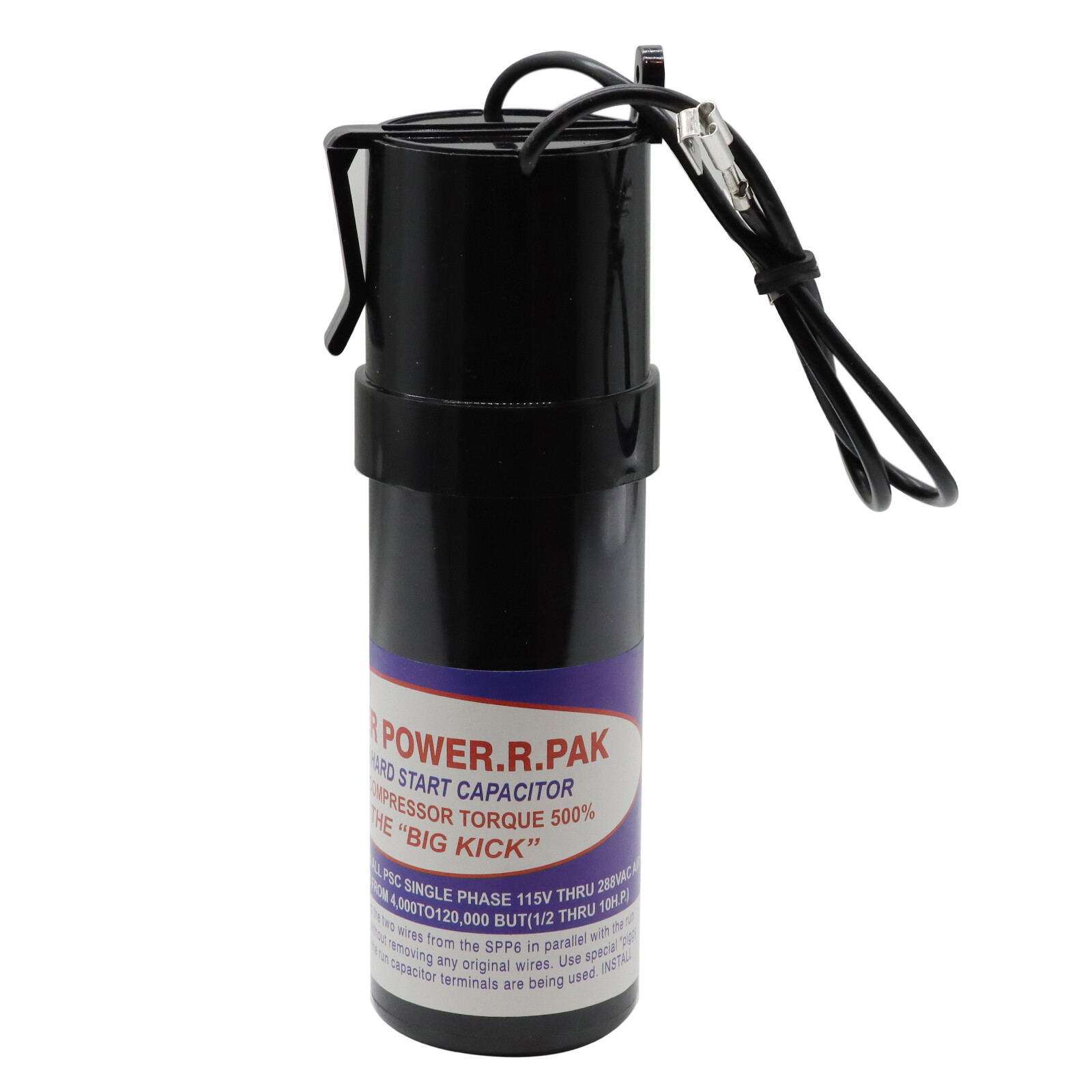 SPP6 SUPER BOOST AC Hard Start Capacitor Kit, 500% Torque Increase