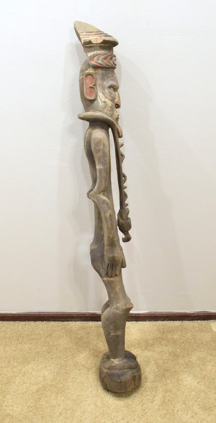 Papua New Guinea Wood Statue Kaminabit VIllage