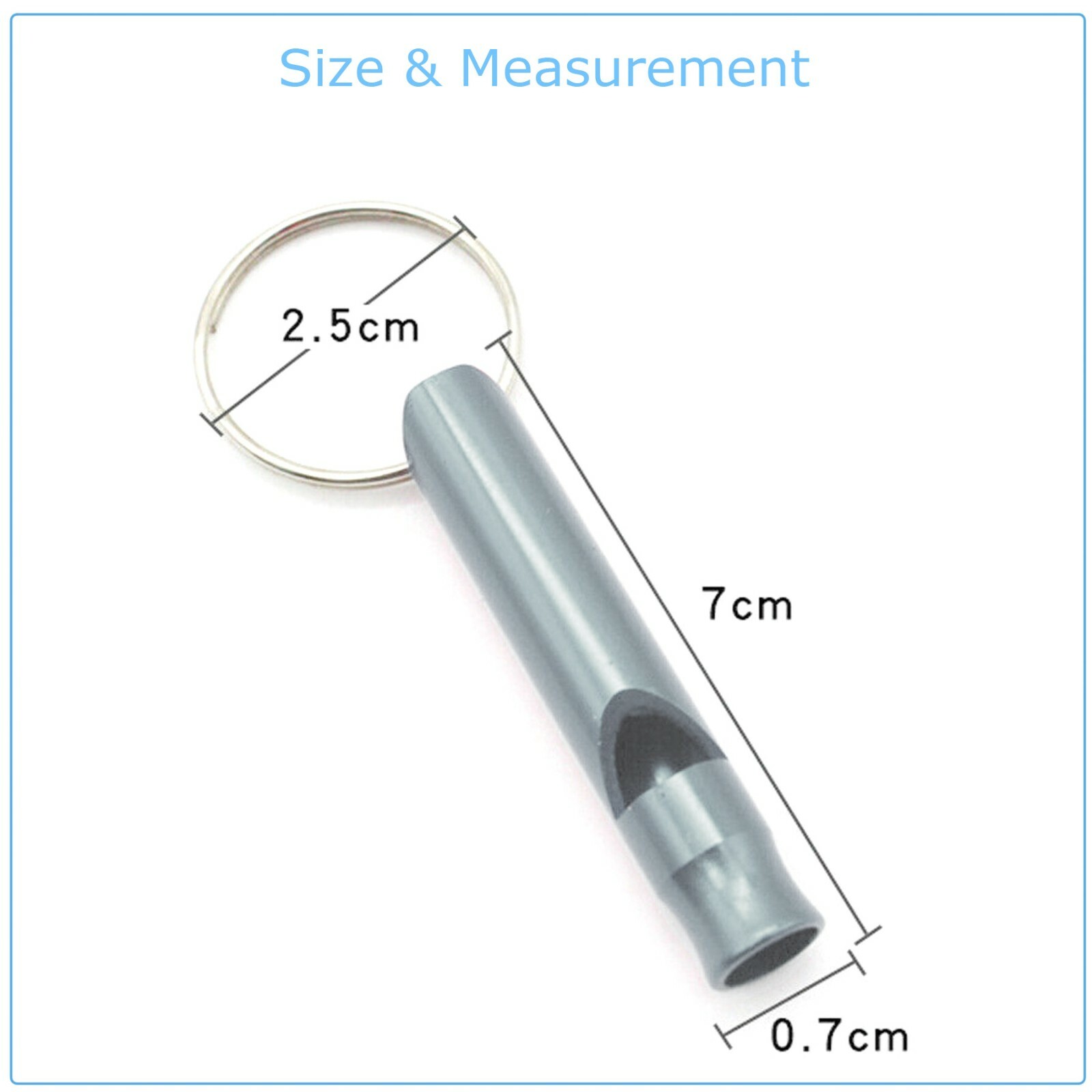 Stainless Steel Dog Training WHISTLE High Pitch Sound Obedience Stop Barking Pet