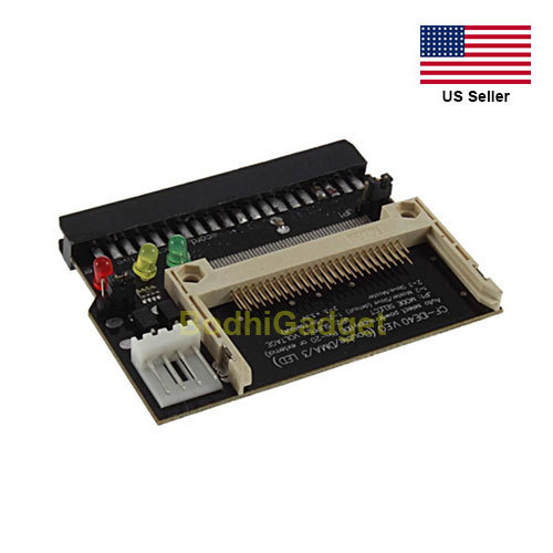 Compact Flash CF to 3.5 Female 40 Pin IDE Bootable Adapter Converter Card