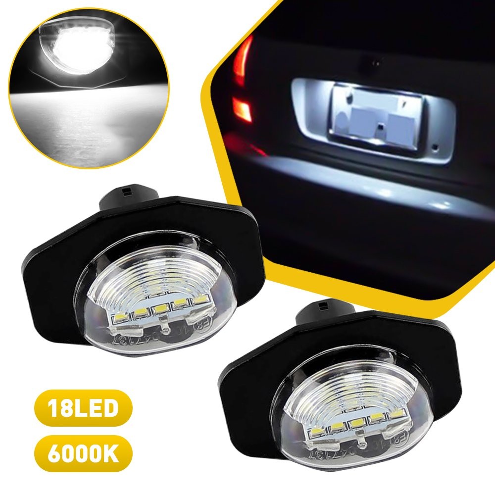 AUXITO 18LED License Light Plate For 2009-2013 Toyota Corolla Tag Lamp 6000K EXV