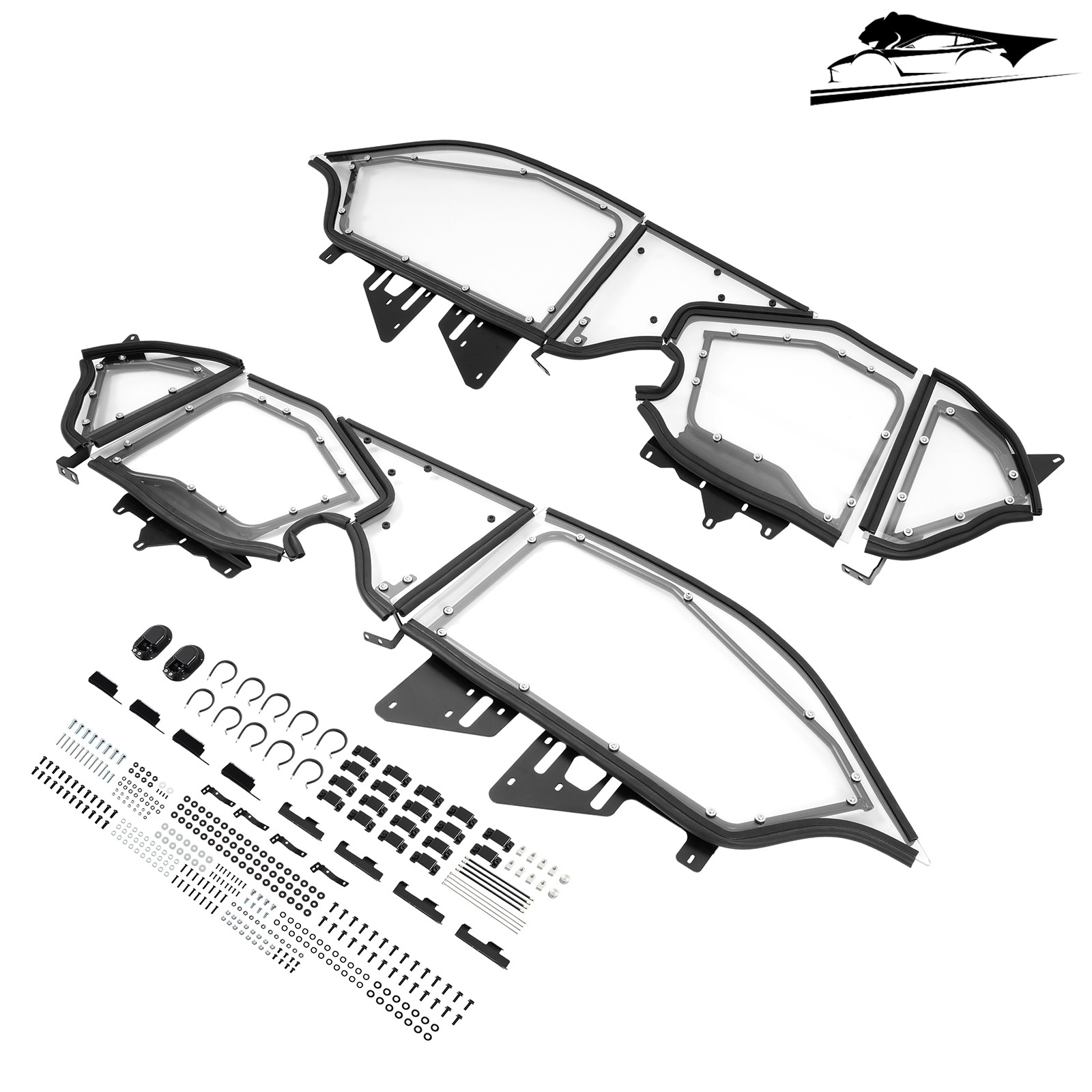 For Can-Am Maverick X3 Max X DS Turbo 2017+ Hard Upper Doors Cab Enclosure