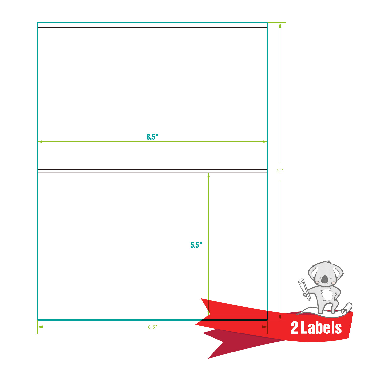 220 Self Adhesive Shipping Label Half Sheet 8.5 x 5.5 eBay USPS Fedex 2 Per Shee