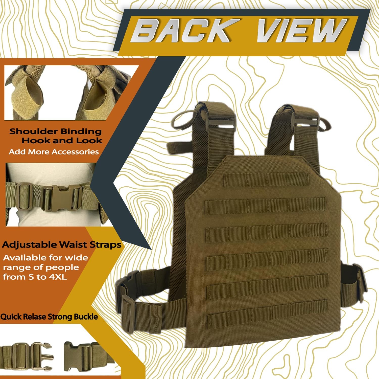 Tactical Weight Vest for Men and Women, Weighted Running Vest Weighted Vest S...