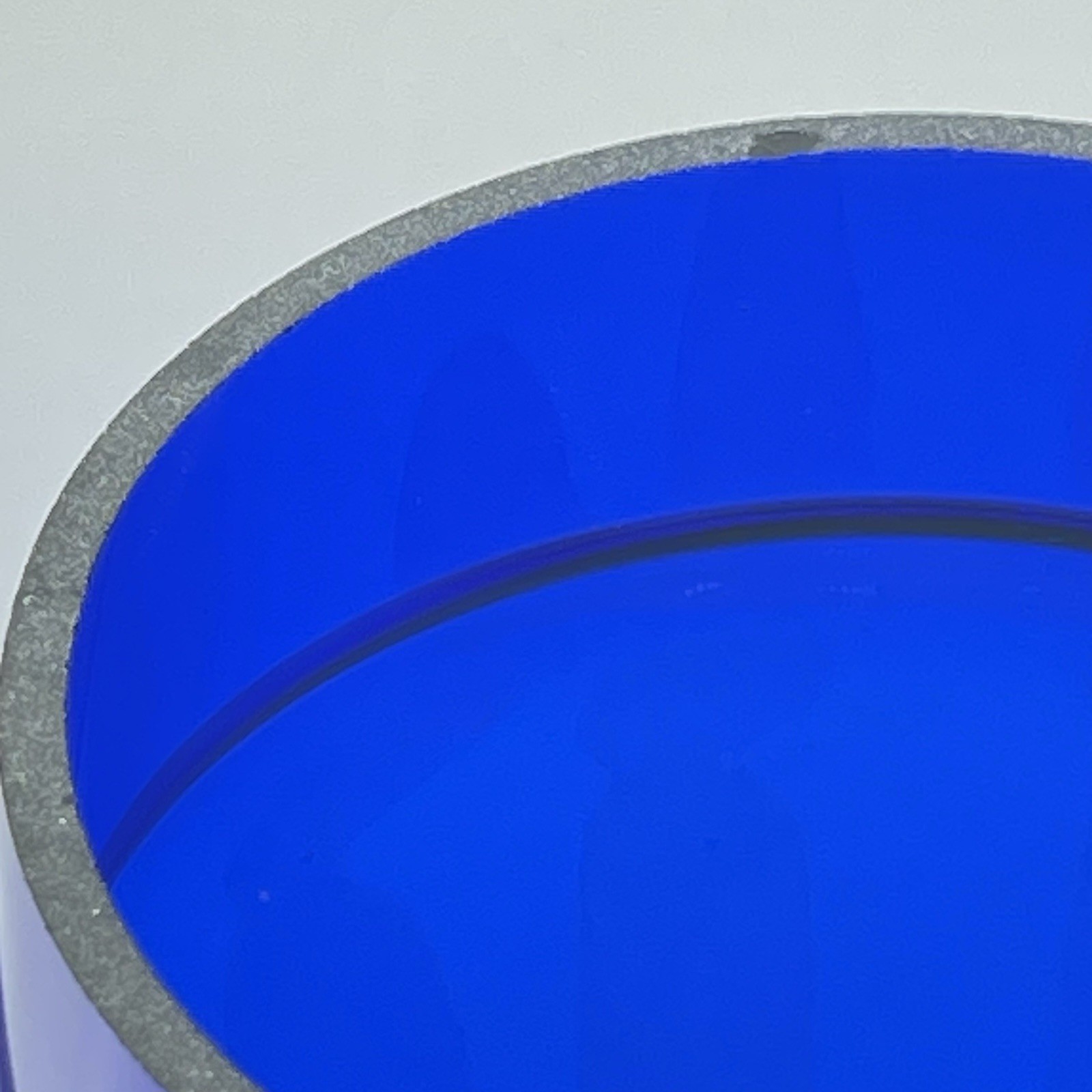 Vgt Cobalt Blue Cocktail Shaker with 4 Roly Poly Glasses Chrome Plate Shaker Top