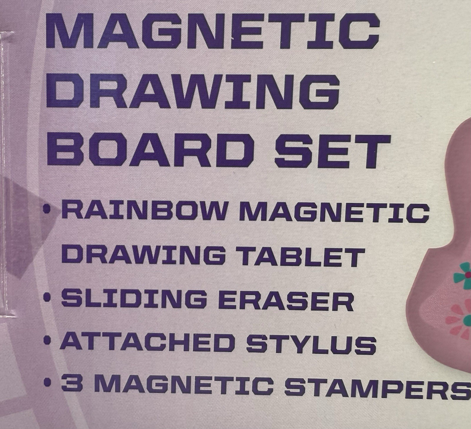 Nickelodeon Paw Patrol Magnetic Drawing Board Rainbow Pink Draw Write Erase New