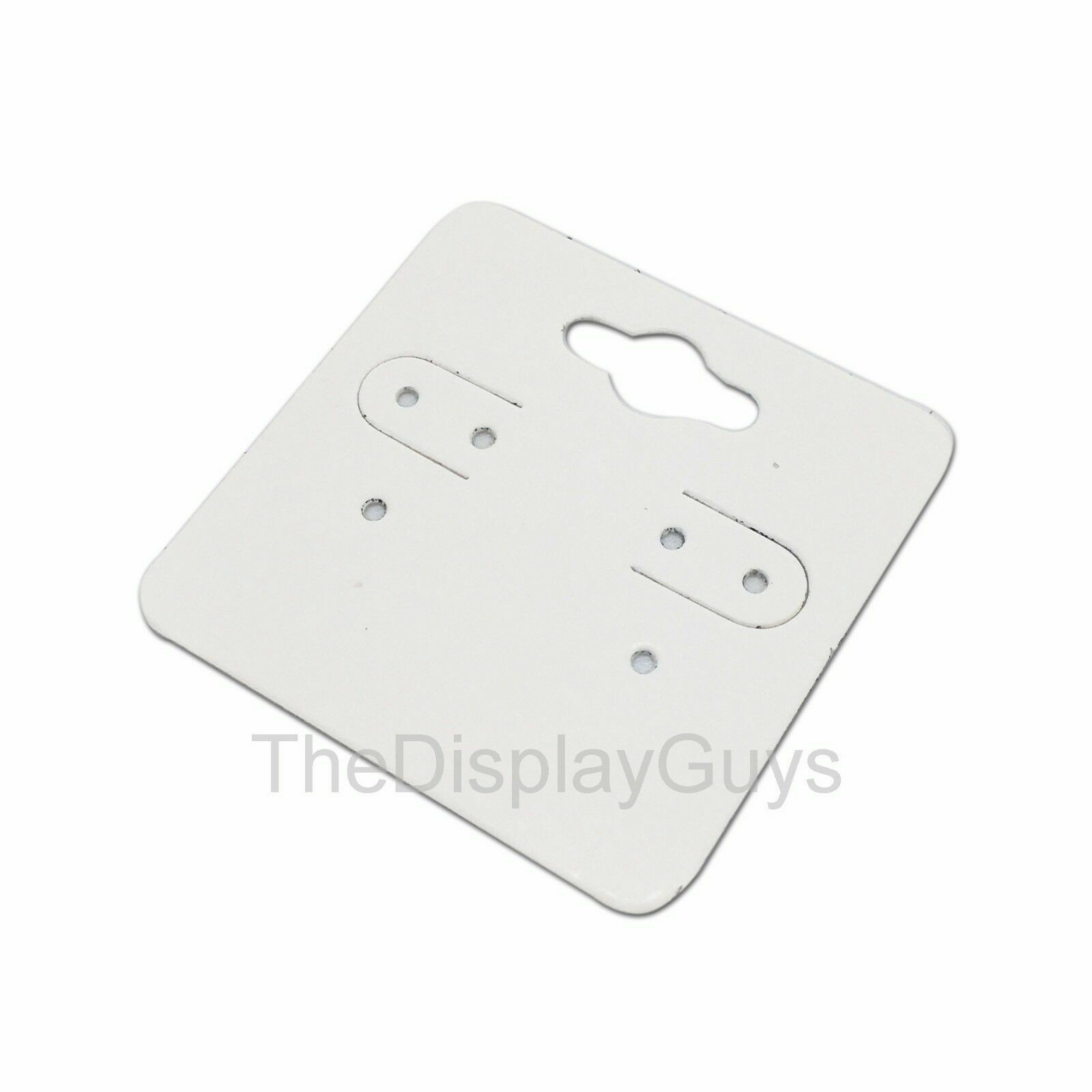 100/200/500pcs Black Kraft White Earrings Necklace Display Hanging Cards+ Holder