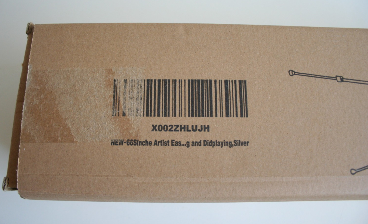 RRFTOK Artist Easel Stand Tripod Adjustable 66" Aluminum Paint Display