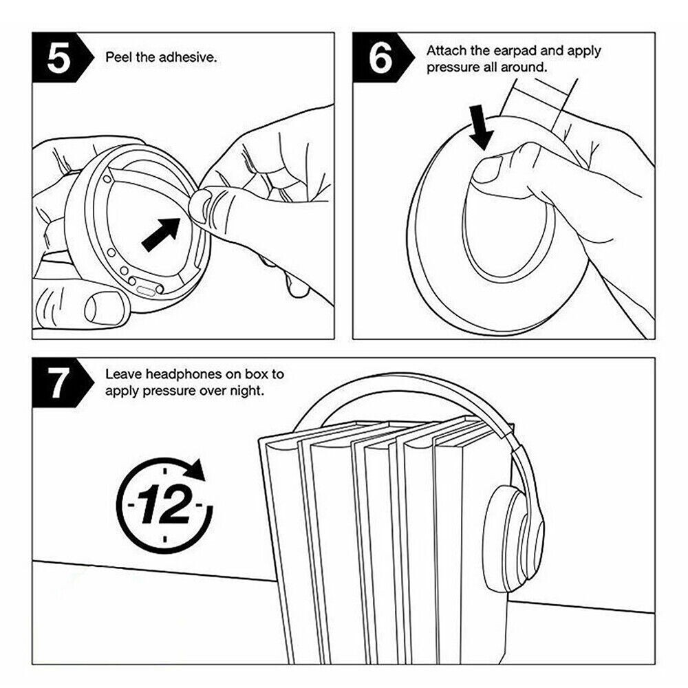 Professional Memory Foam Ear Pads Cushion For Beats Solo Pro Wireless Headphones