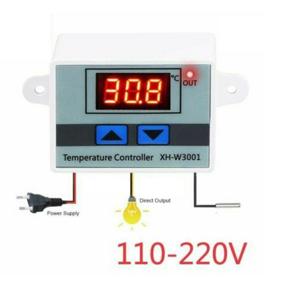 110V Incubator Digital Temperature Controller-Thermostat Switch Probe Tester New