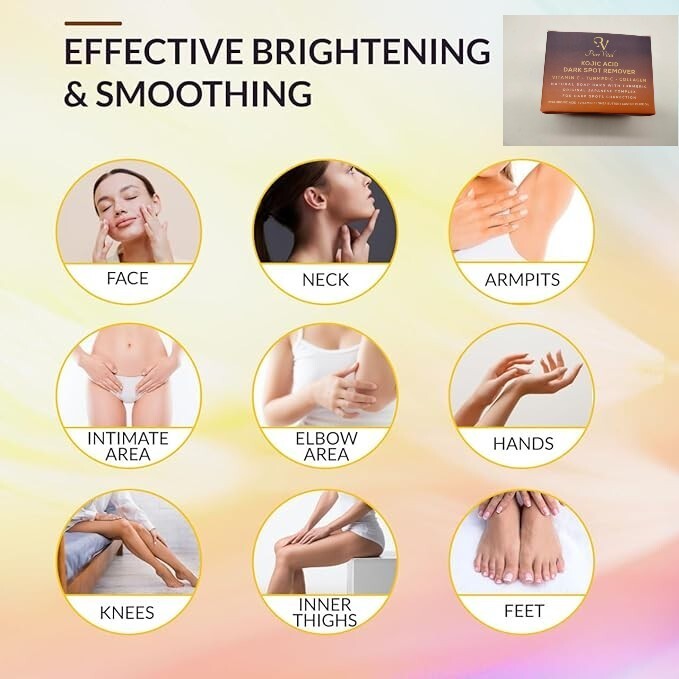 Pure Vital Kojic Acid Dark Spot Remover Soap Bars with Vitamin C, Retinol,2 Pack