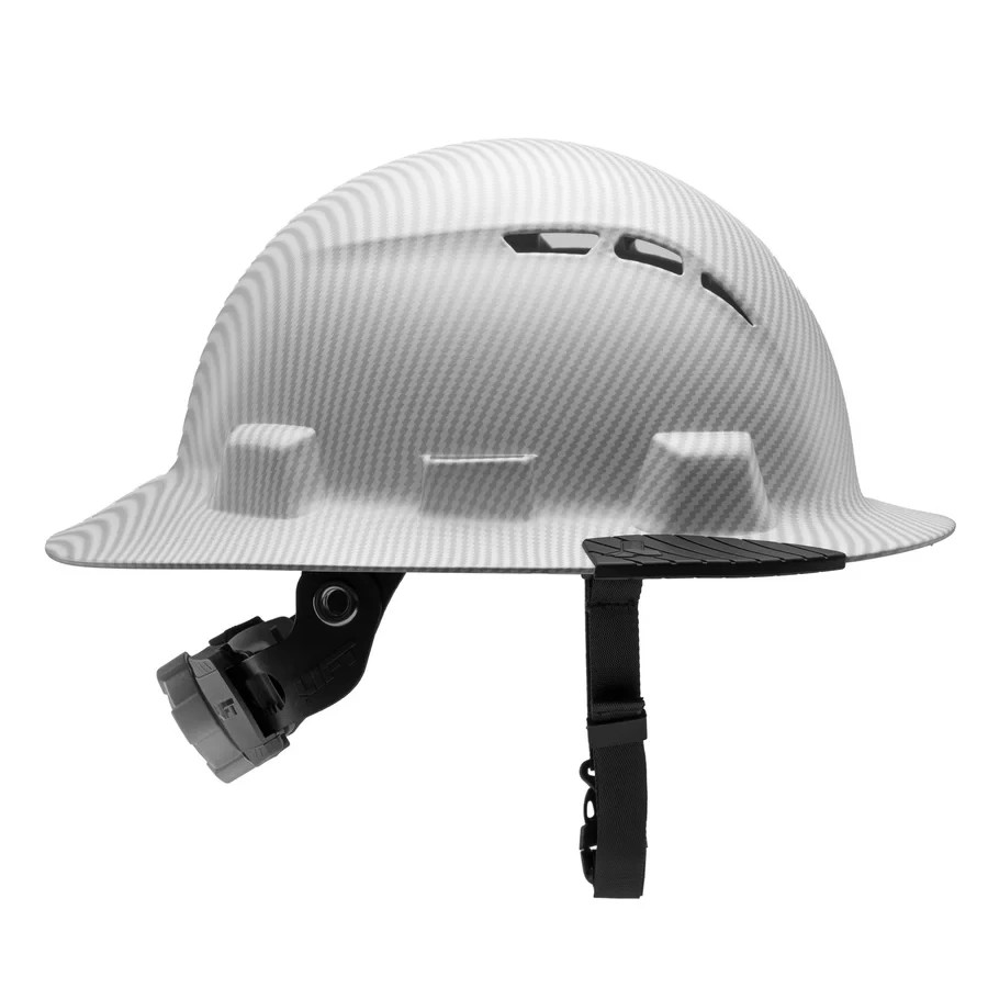 Lift Safety iDAX - Vented Hard Hat - WHITE Carbon HIDV-24CW