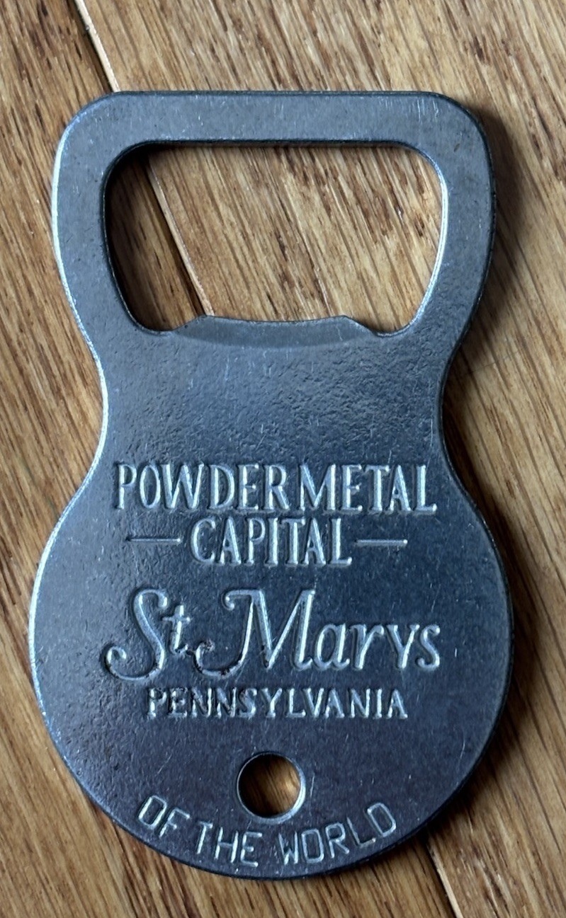 Vintage Straub Beer 125th Anniversary Bottle Opener By Windfall Products Inc/ VG