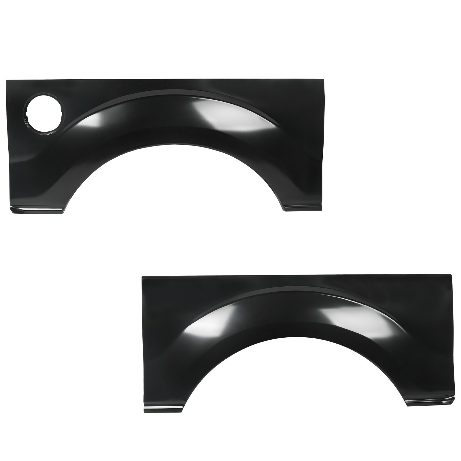 Rear Bed Wheel Arch Repair Panels W/o Molding Holes For 09-14 Ford F150 F-150 LD