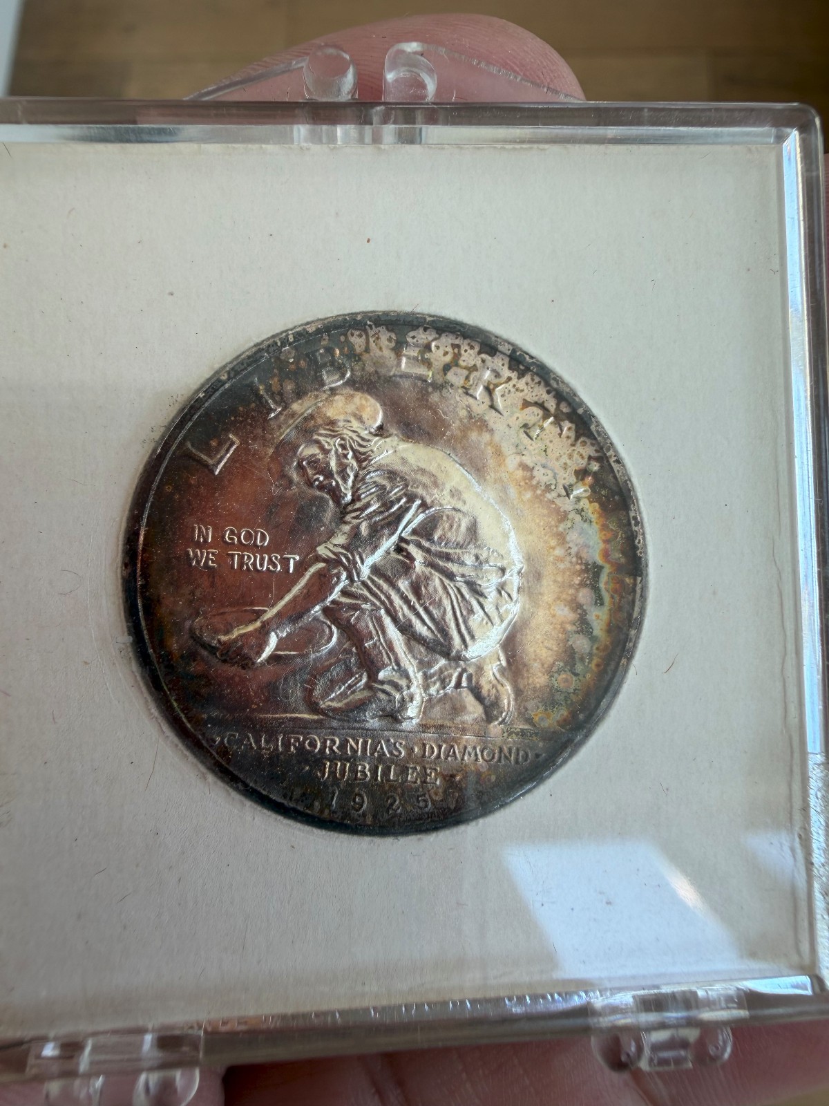 1925-s Ca Diamond Jubilee half dollar in stunning condition ready for CAC