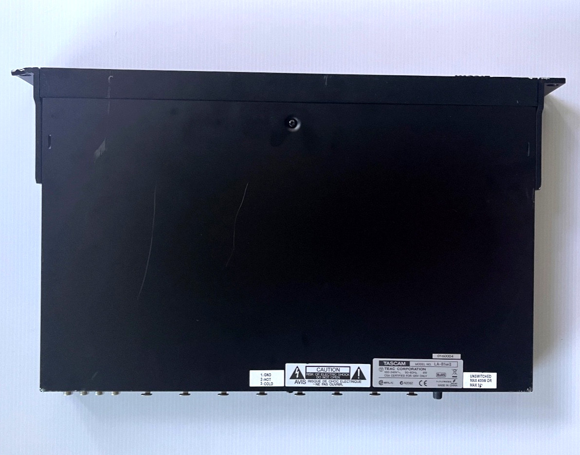 TASCAM LA-81 MKII line converter balanced Teac 0160004 UNTESTED rack RARE