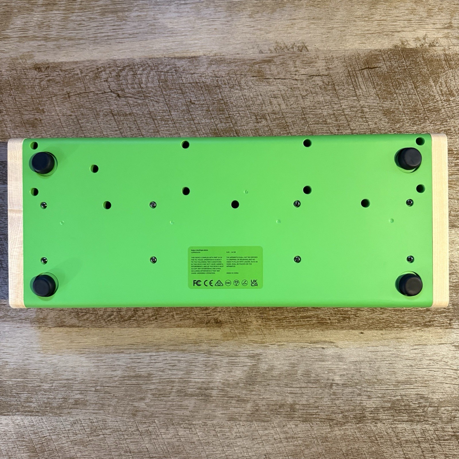 Loog x Dualingo Portable Digital Piano Green MIDI USB-C Used