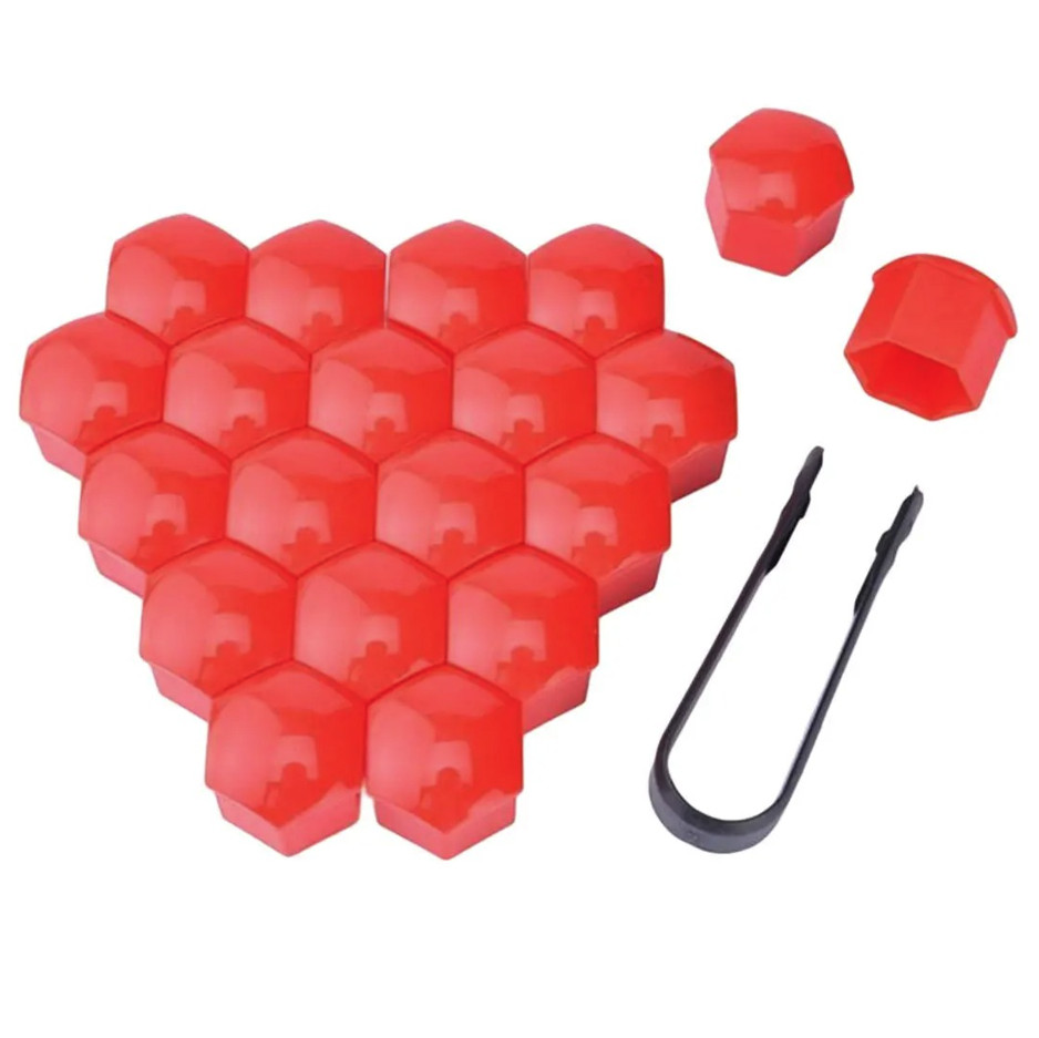 20pcs Car Wheel Nut Caps Anti-Rust Bolt Covers 17/19/21mm Set - NEW