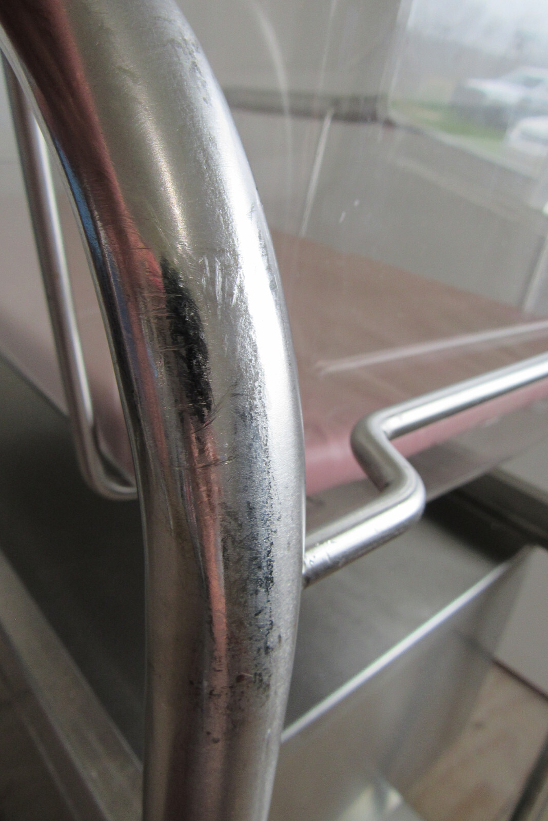 Blickman Stainless Steel Hospital Infant Bassinet w/ Acrylic Basket & Mattress