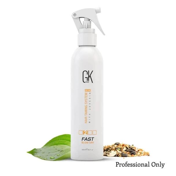 GK HAIR Fast Blow Dry Reduces Intense Heat Damage Hair Treatment Spray 8.5 Fl oz