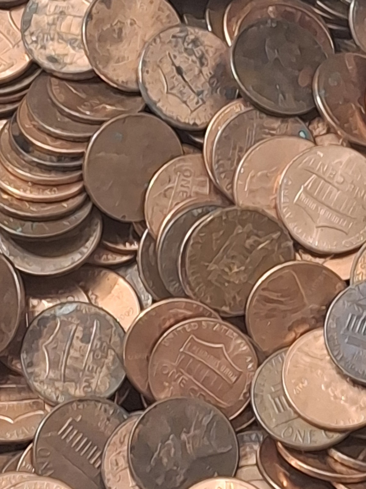 Lot of 1000 ($10) 1C Unsearched Pennies Coin Grab Bag Various Mints & Dates