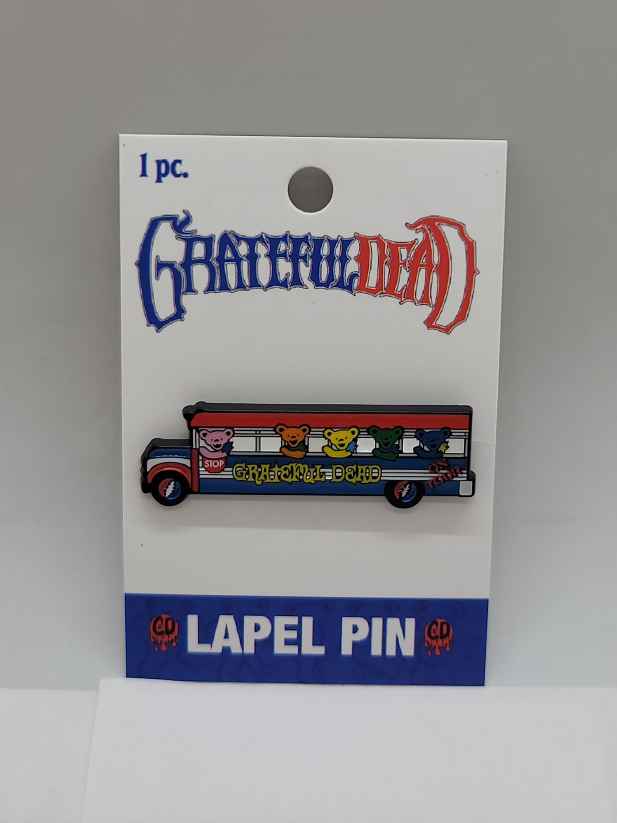 Grateful Dead – Jerry Bears Riding in Bus Enamel Pin