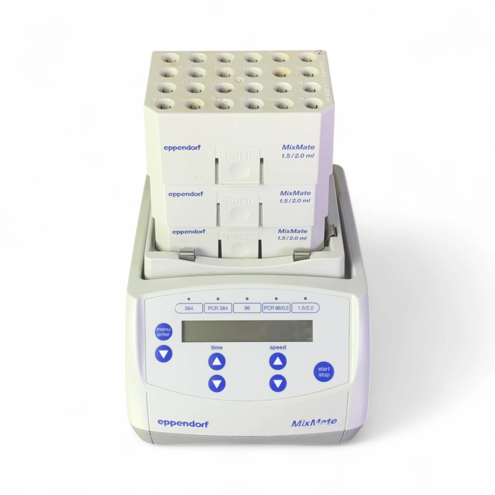 Eppendorf 5353 MixMate Microplate Shaker Used with Adapter Blocks