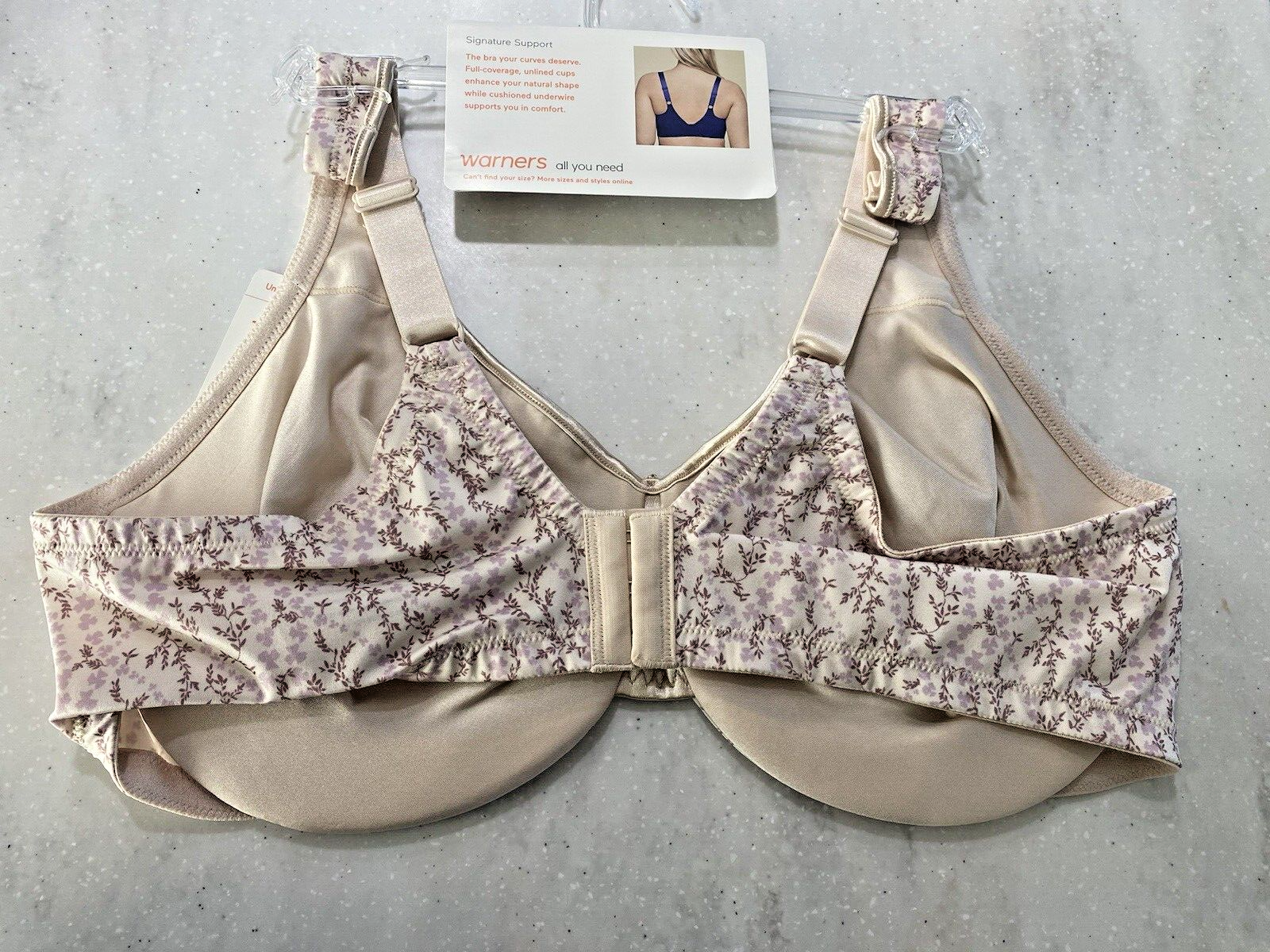 Warners SIGNATURE SUPPORT BRA cushioned underwire stretch 35002A BRAND NEW