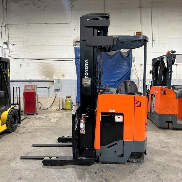 2019 Toyota 9BRU23 4500lb Used Reach Forklift Triple Mast Sideshift 4564 Hours