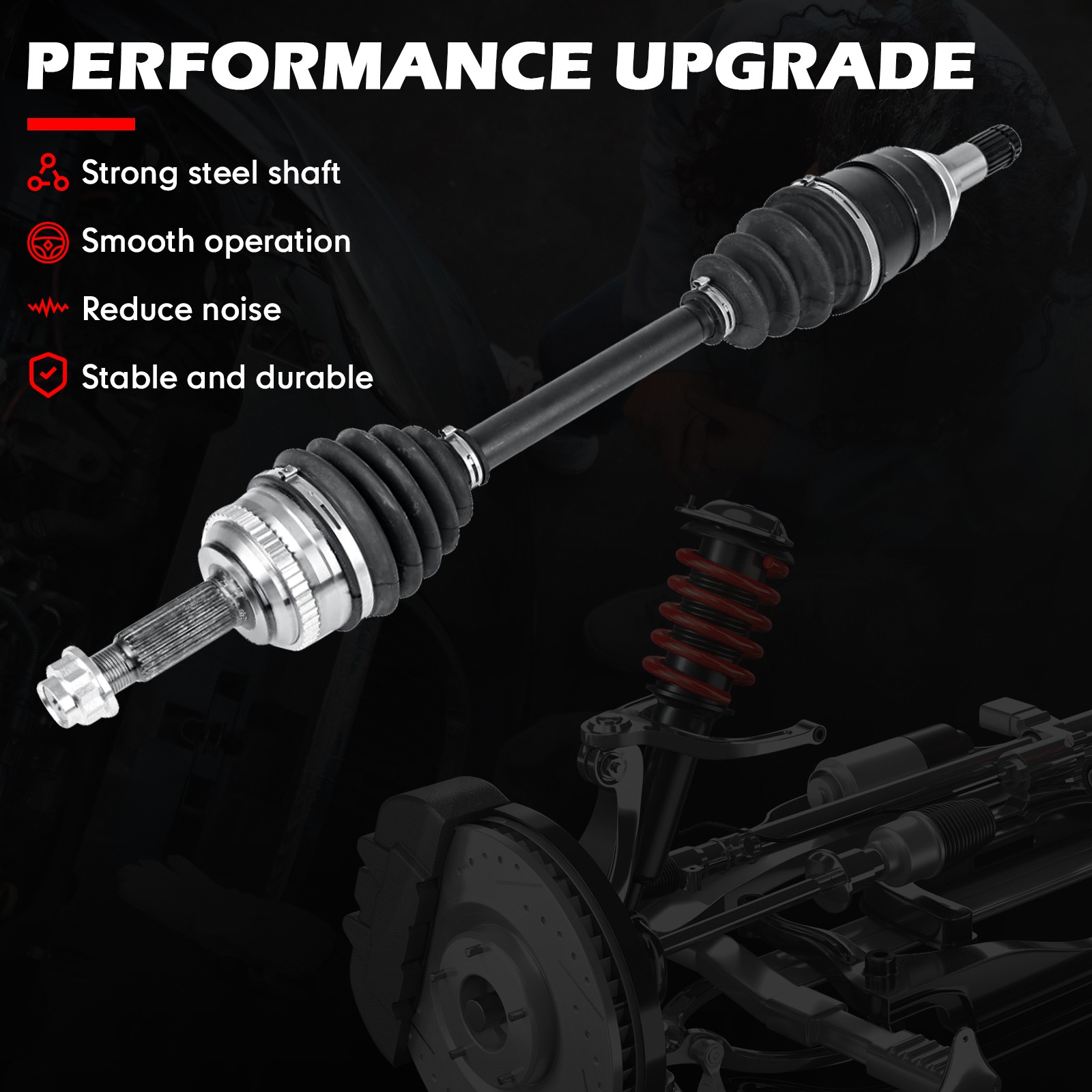 2PCS Front Left & Right CV Axle Shaft for 2009-2017 Toyota Corolla 1.8L 4 Cyl