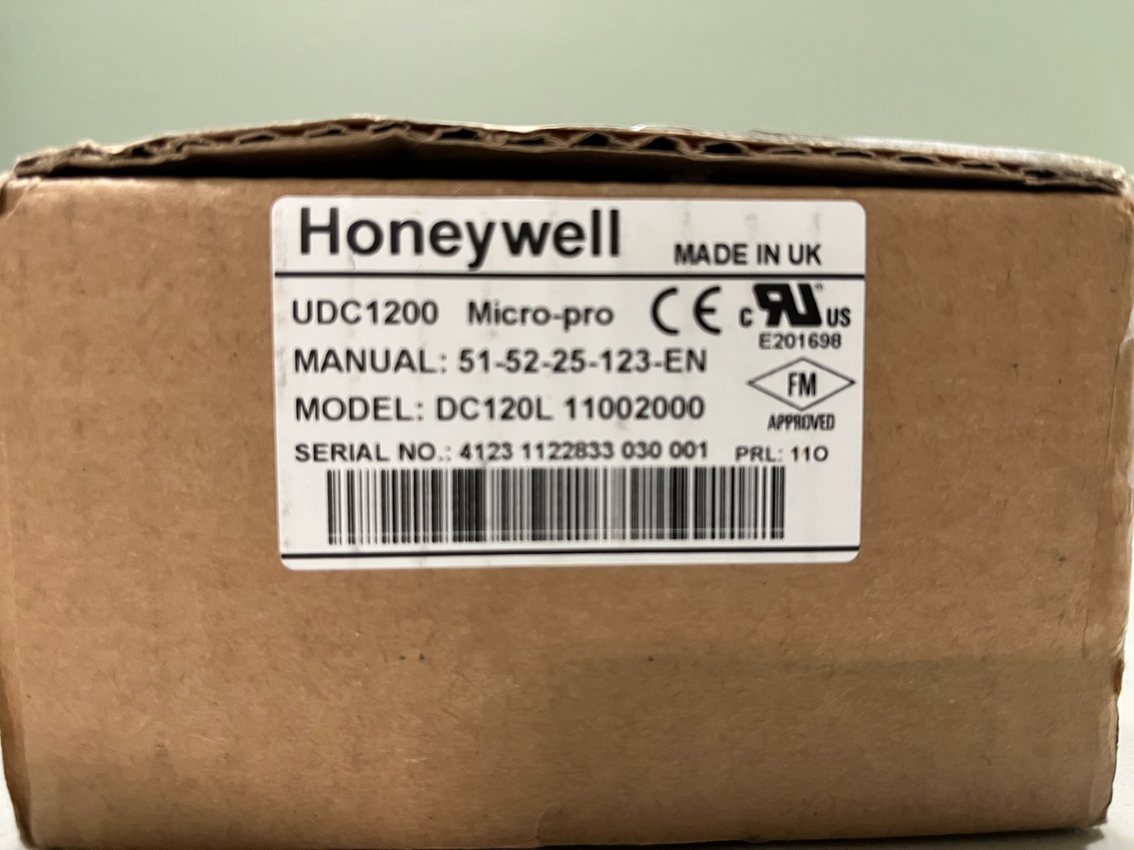 Honeywell UDC1200 Micro-pro DC120L 11002000