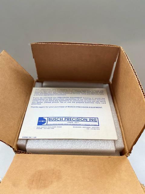 NOS Busch Precision USA 4.5" X4" X 5" UNIVERSAL RIGHT ANGLE PLATE #PE2705G $755