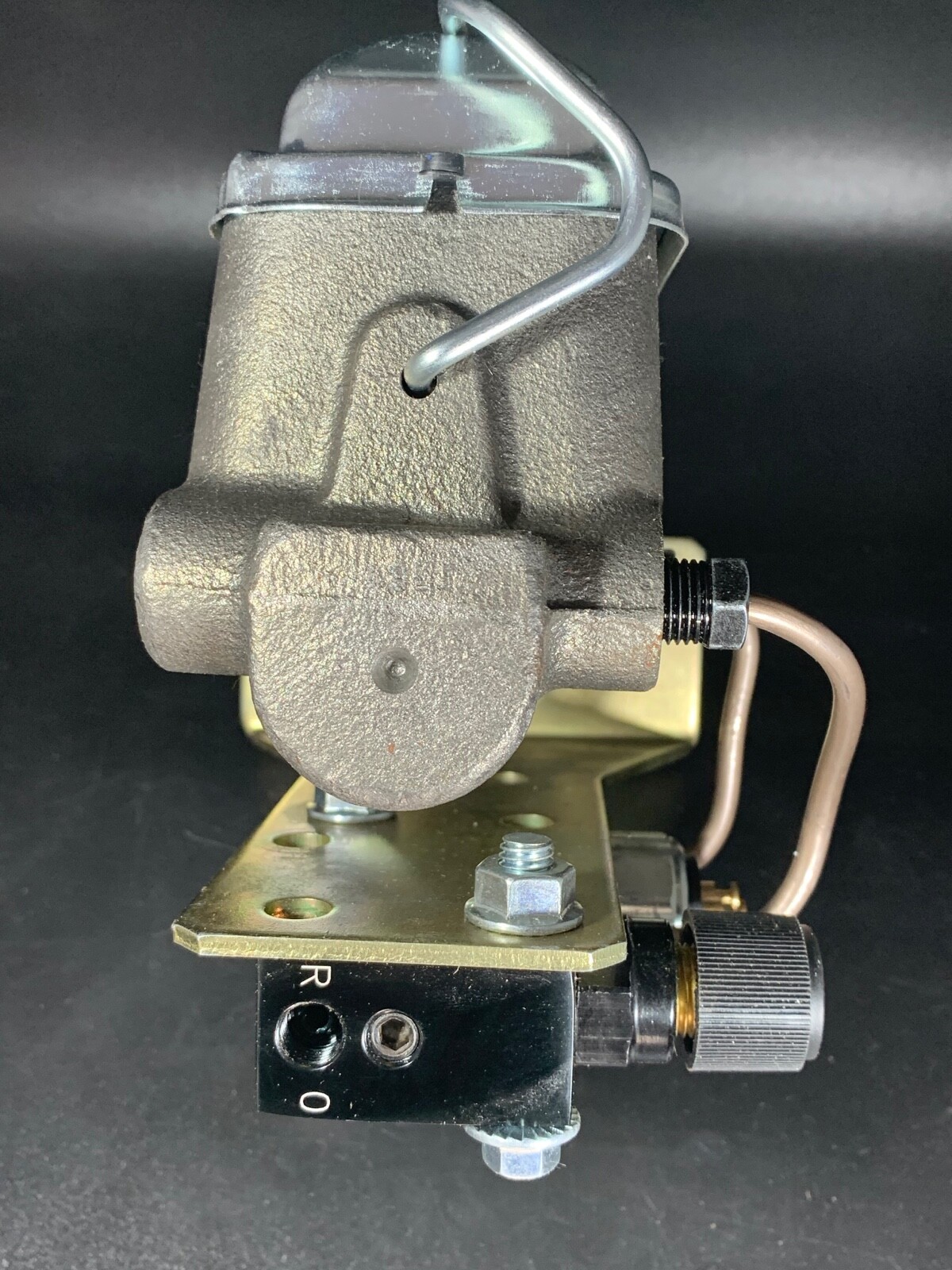 Ford Master w/ Black Adjustable Prop Valve - Block Kit, 3/8-24 & 1/2-20 ports