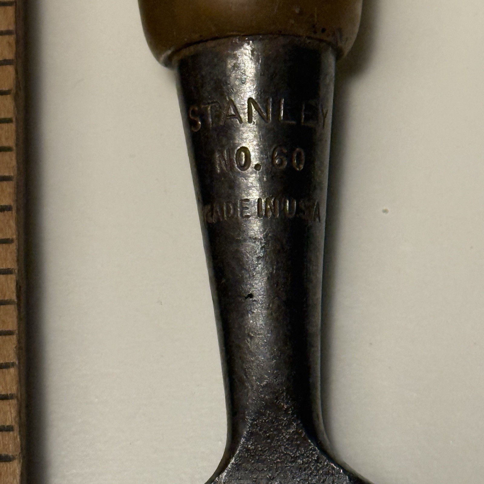 Vintage Stanley Sears Craftsman Wood Chisel Lot USA Bench Chisels 5pc