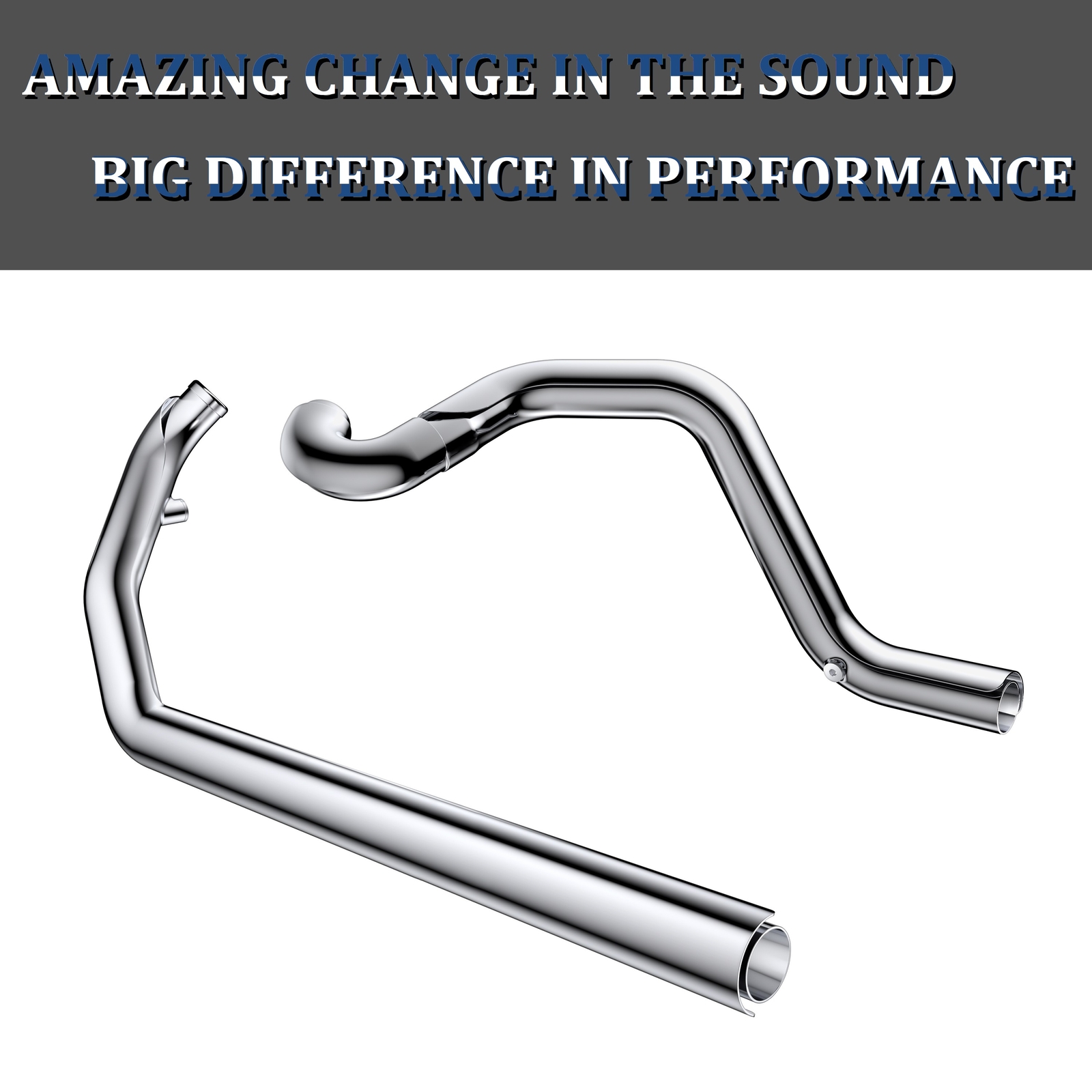 Exhaust Headers for Harley 1995-2016 Touring, for Road King, W/ Torque cones