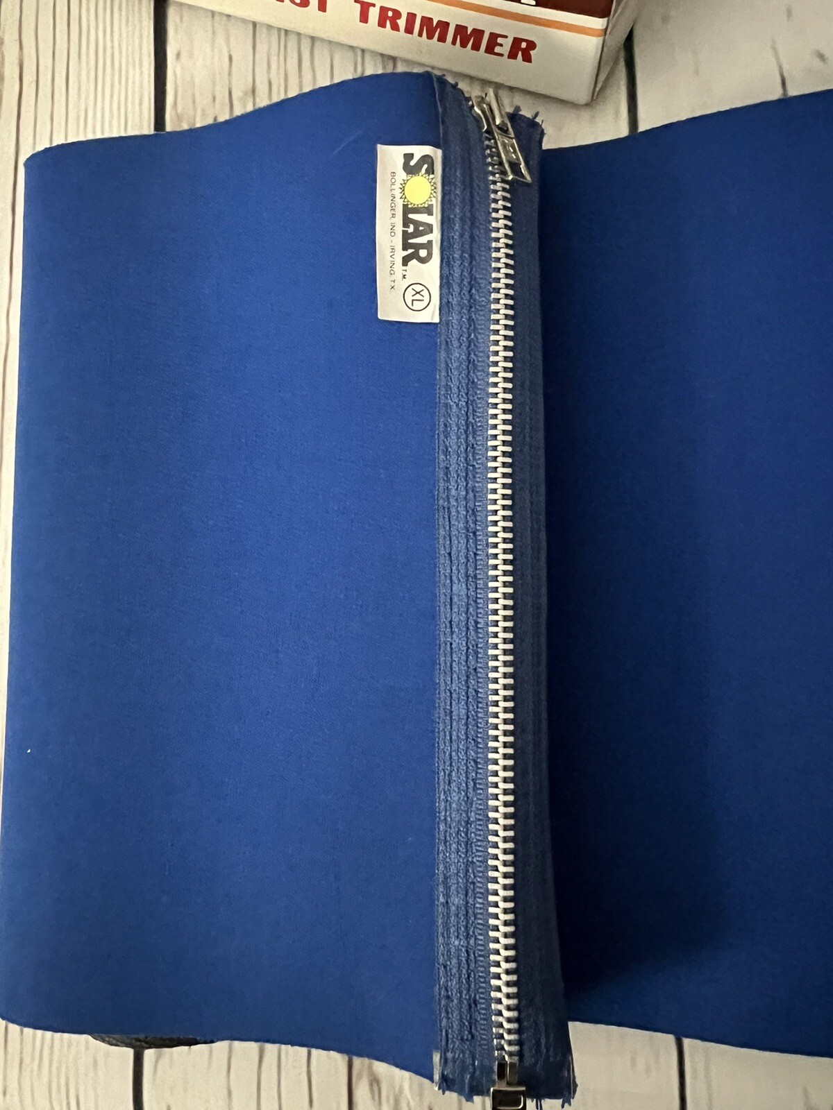 Vintage SOLAR Zipper Belt Waist Trimmer Extra-Large 39"-42" NOS NEW! Bollinger