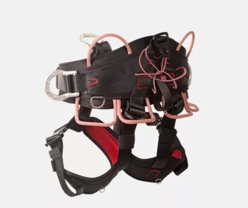 Climbing Half Body Harness Rope Arborist Saddle Tree Bridge Caving Rescue CE