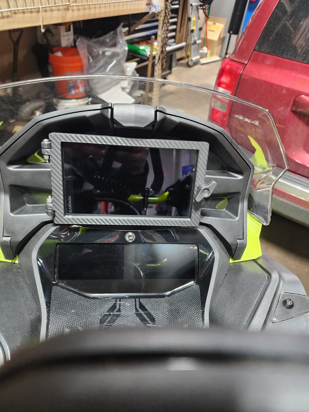 Skidoo Gen 4 + 5 2017-25 GPS Mount - Garmin Drivesmart 76, 65, 61