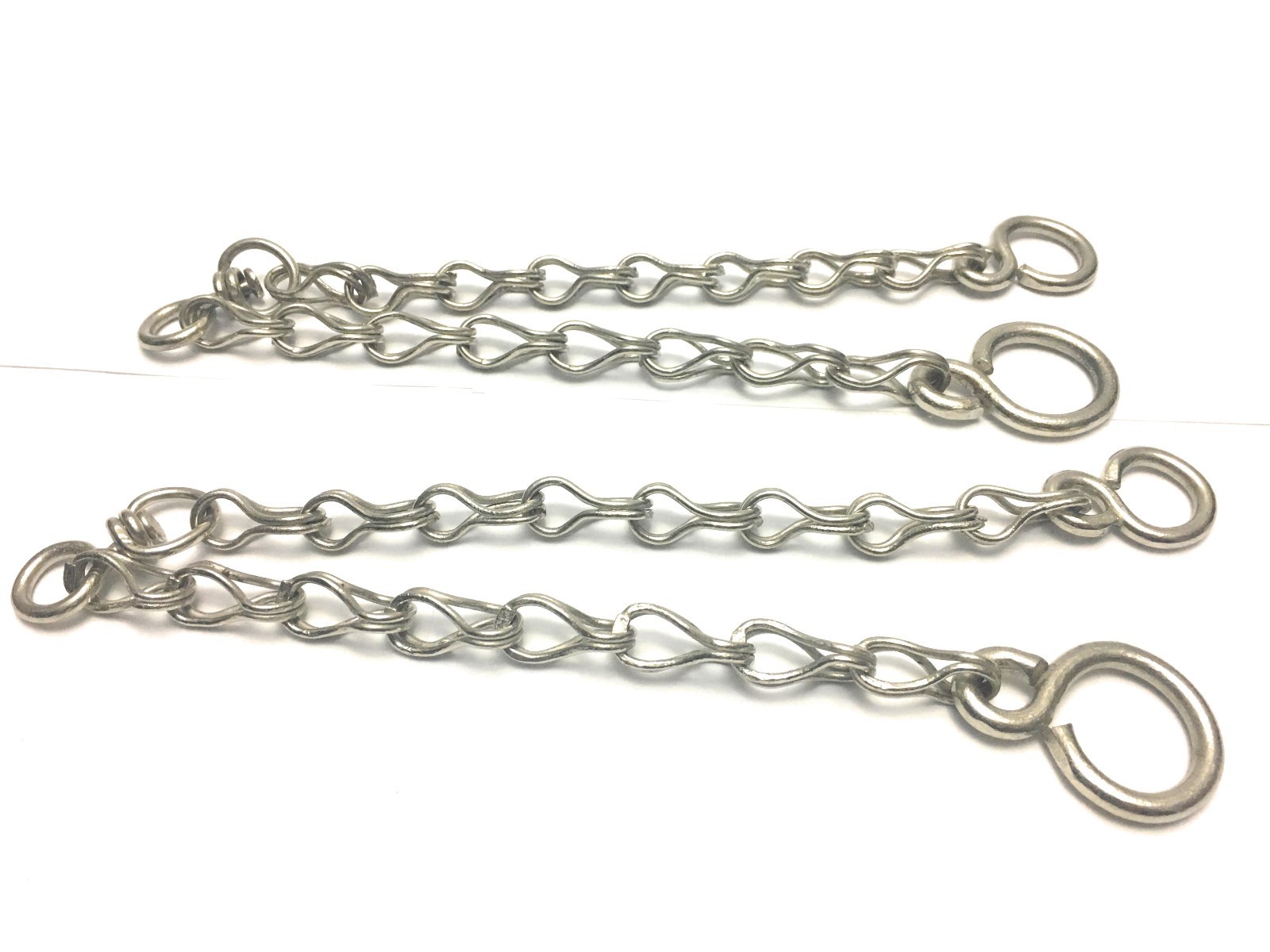 STAINLESS STEEL CHARRO HORSE BIT CHAINS CADENILLAS PARA FRENO ACERO INOXIDABLE