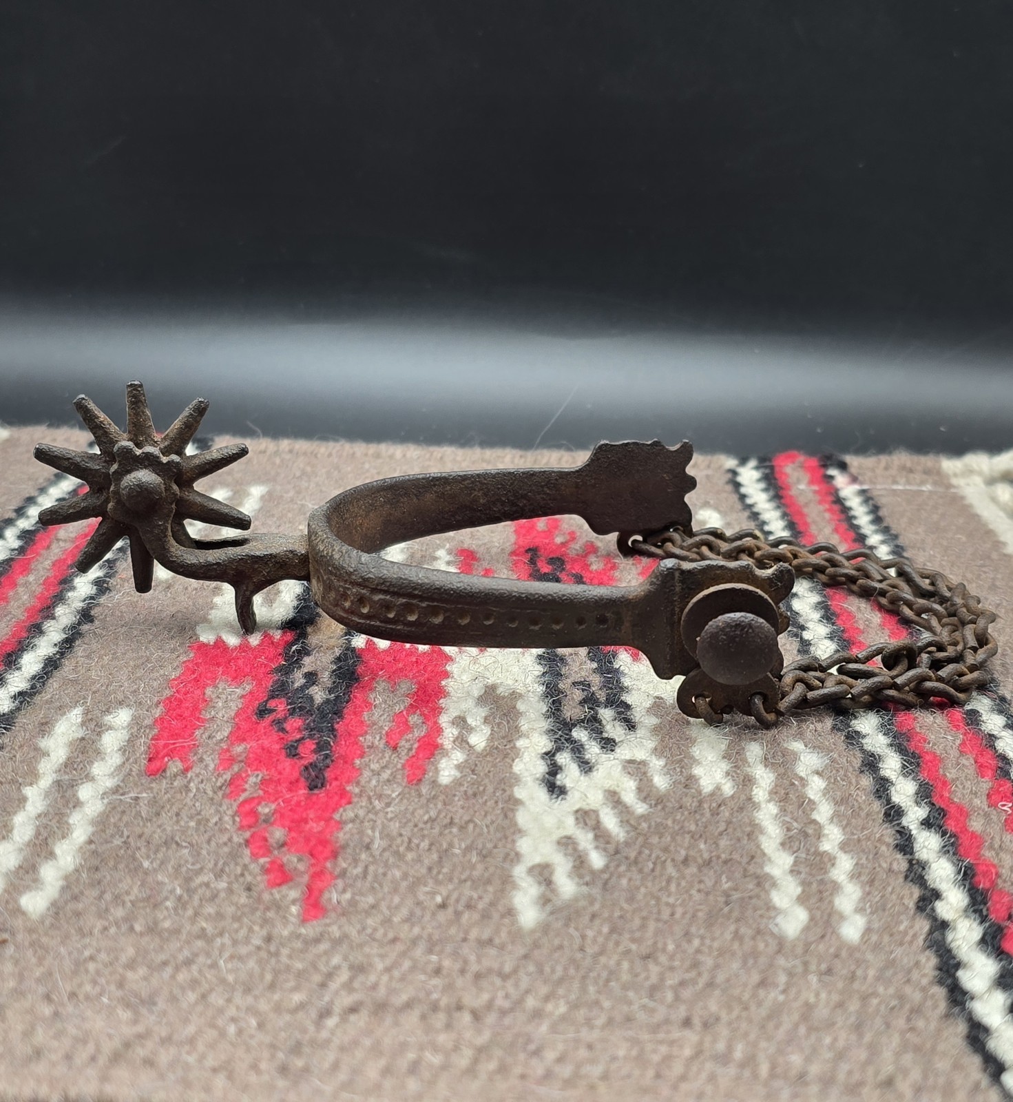 1800s August Buermann Spur Set Marked