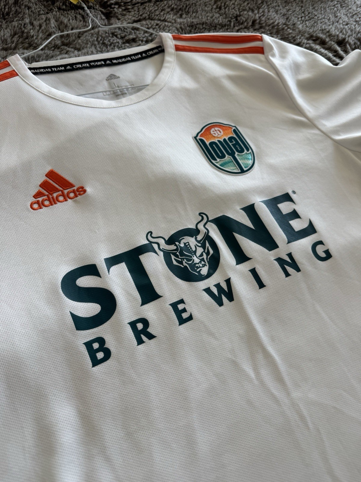 San Diego LOYAL Inaugural Year Home Adidas Jersey Official Authentic Fast Ship